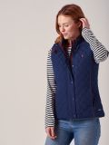 Marisol NAVY Quilted Gilet | Quba & Co