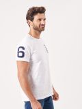 white, basic, x-series, short sleeve, t-shirt, tee, top, sporty, classic, contrast, mens
