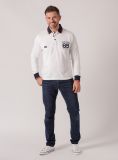 Parson X-Series Long Sleeve Polo White | Quba & Co T-Shirts and Polos