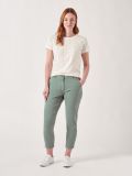 Polina SAGE GREEN Chino Trousers | Quba & Co