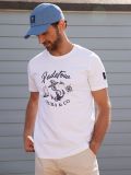 white, location, tee, t shirt, top, casual, holiday, padstow, graphic, summer, men's