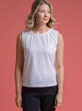 Romance Broderie Top - White