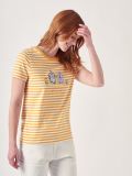 Stella MELON ORANGE Stripe T-Shirt | Quba & Co 