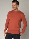 Tenant Cotton Cashmere Jumper - Brick Red | Quba & Co Knitwear
