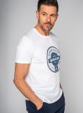 Tillot Graphic T-Shirt - White | Quba & Co