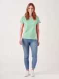 Tonya GREEN Textured T-Shirt | Quba & Co