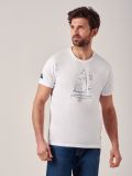 Trafalgar WHITE Graphic T-Shirt | Quba & Co