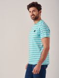 Trev BLUE Stripe T-Shirt | Quba & Co