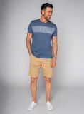 Turner Striped T-Shirt - China Blue | Quba & Co T-Shirts and Polos