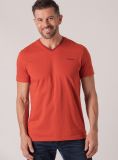 Viktor V Neck Tee - Pumpkin Orange | Quba & Co Tops & T-Shirts
