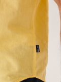 yellow shirt, shirt, yellow, lemon, chest pocket, button up, shirt, summer shirt, light shirt