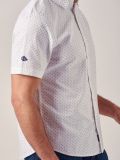 Woodfin WHITE Short Sleeve Shirt | Quba & Co