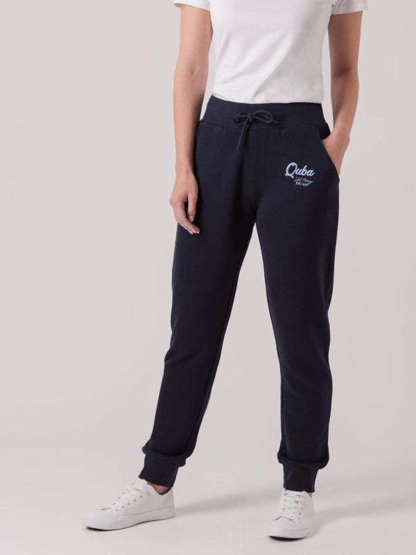 Aivi NAVY Joggers | Quba & Co
