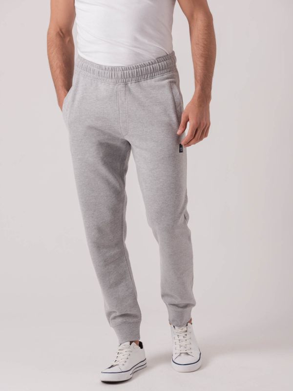 Giorgio GREY MARL Fleece Joggers | Quba & Co