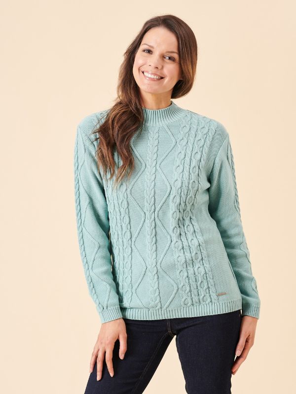 ladies knitwear, ladies jumper, knitwear, womens jumper, womens knitwear, knitted jumper. green jumper, new in