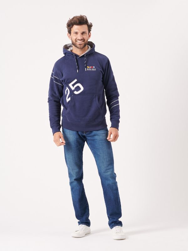 Hoody, blue, navy, deep navy, sweat, sweatshirt, jumper, x-series, quba, basic