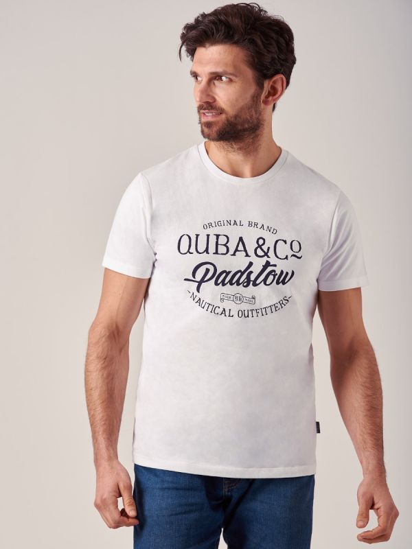 Holiday Padstow WHITE T-Shirt | Quba & Co