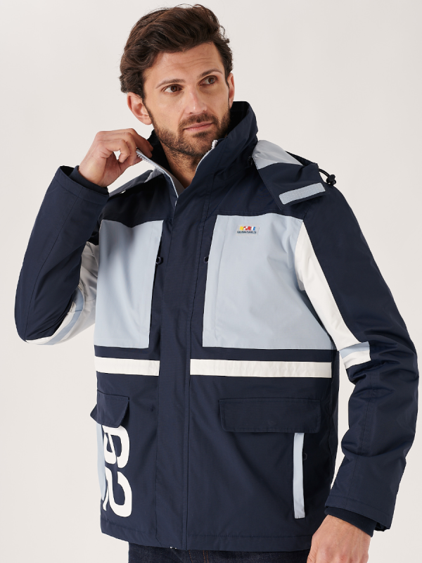 Japan X-Series Waterproof Jacket NAVY/BLUE | Quba & Co