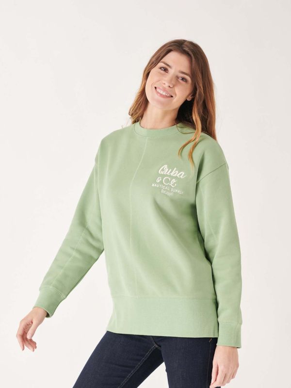 green sweatshirt. ladies sweatshirt, womens sweatshirt, sage, ladies green sweatshirt 