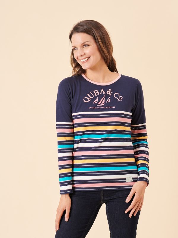 ladies top, ladies t-shirt, ladies long sleeve t-shirt, womens t-shirt, womens top, womens long sleeve top, long sleeve, stripe top, stripe t-shirt, womens stripe top, ladies stripe top, winter tops