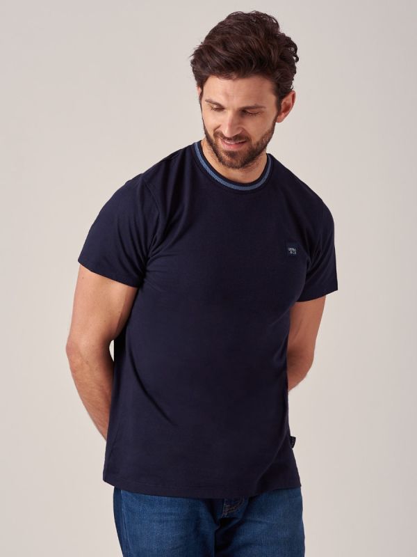 Magnum NAVY Crew Neck T-Shirt | Quba & Co