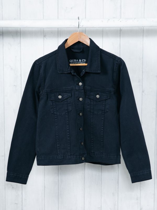 Passion NAVY Denim Jacket | Quba & Co