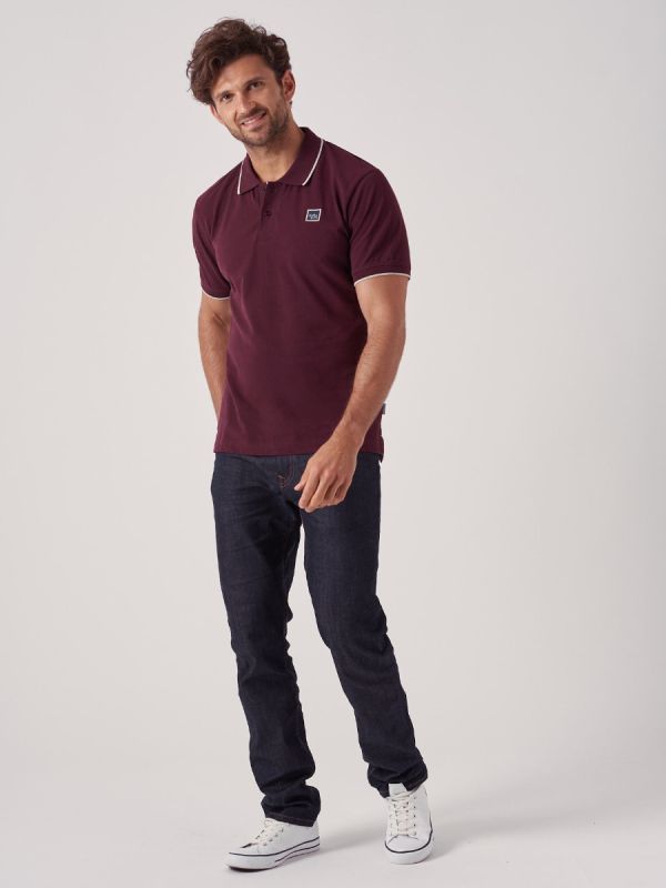 Peters PLUM Polo Shirt | Quba & Co