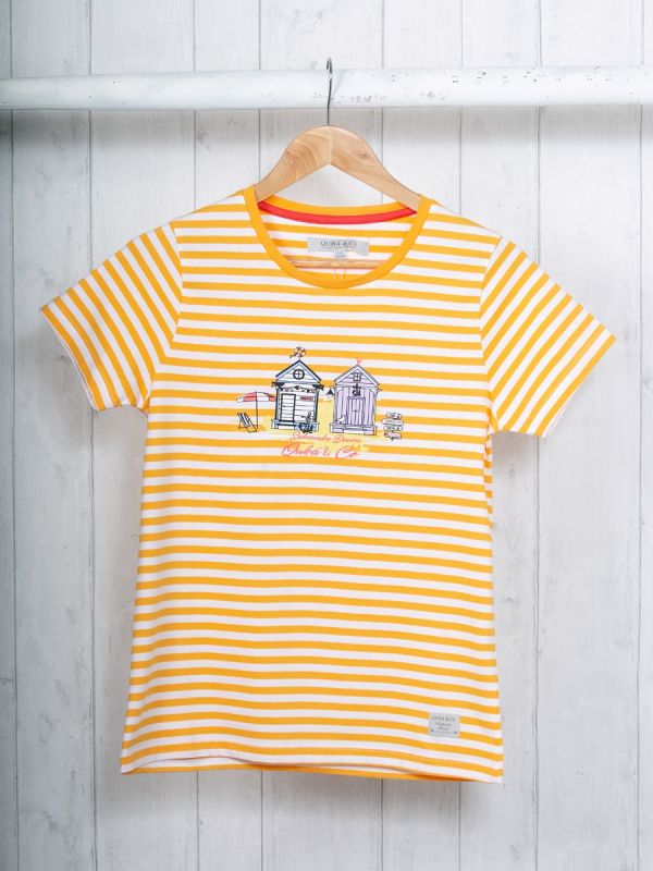 Stella ORANGE Salcombe T-Shirt | Quba & Co