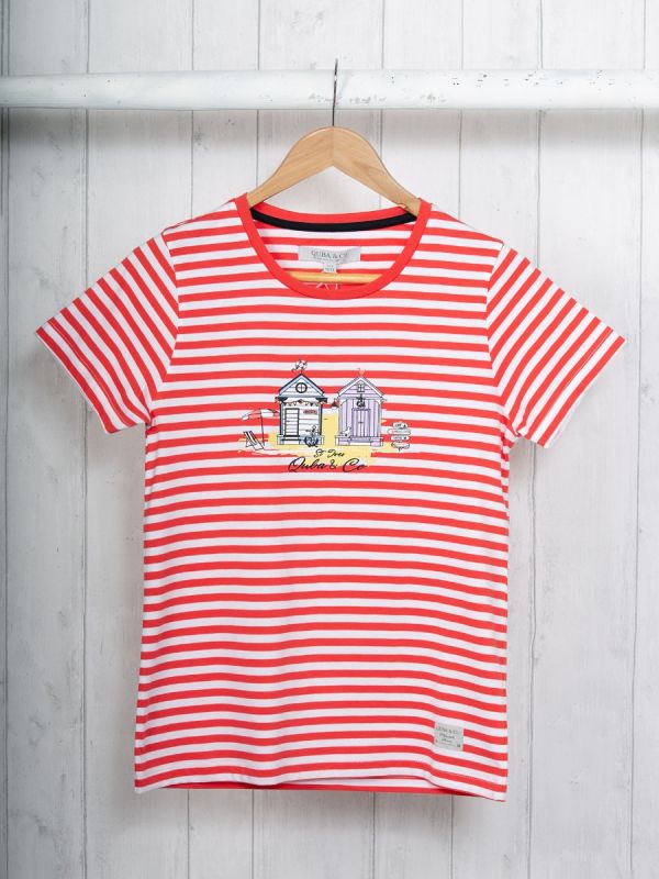 Stella RED St Ives T-Shirt | Quba & Co
