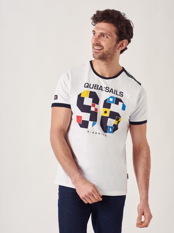
Taymouth WHITE X-Series 96 T-Shirt | Quba & Co
