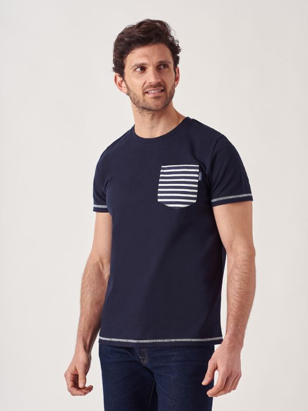Tulip NAVY T-Shirt | Quba & Co