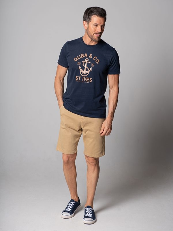 Location T-Shirt St Ives - Navy | Quba & Co Tops & T-Shirts
