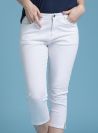 Faraway Women's Crop Jean - White