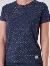 Adele DARK TEAL Printed T-Shirt | Quba & Co