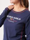 ladies t-shirt, womens t-shirt, long sleeve t-shirt, long sleeve top, navy top, womens navy top, ladies navy top, x-series
