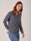 Aisha NAVY Knot Front Jumper | Quba & Co