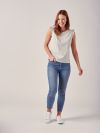Allie GREEN Sleeveless Top | Quba & Co