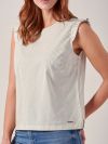 Allie GREEN Sleeveless Top | Quba & Co