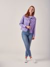Alondra VIOLET PURPLE Western Jacket | Quba & Co