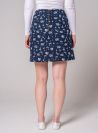Anna Nautical Print Skirt - Dark Navy | Quba & Co Dresses and Skirts