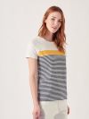 Arla NAVY Stripe T-Shirt | Quba & Co