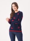 ladies jumper, womens jumper, ladies swallow jumper, swallow, bird jumper, woolen jumper, 