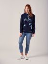 Astrid NAVY X-Series Sweatshirt | Quba & Co