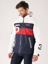 X-Series Waterproof Jacket in white navy and red created by Quba &Co