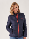 navy, ladies, uld jacket, puffer jacket, lightweight, coat, jacket, padded