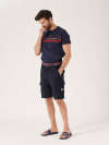 Quba X-Series Belt, Navy Belt, Sailing Apparel, Nautical Belt, Red White and Navy Belt, Quba and Co Belt, Buckled Belt, Woven Belt