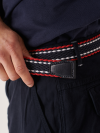 Sailing Extras, Nautical Apparel, Quba and Co Belt, X-Series Boating Belt, Yacht Accessories, Sailing Clothes, White Detailed Belt, X-Series Navy Belt
