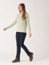 Ladies knitted jumper, green jumper, womens knitted jumper, green, jumper, knitwear, womens knit