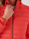 pink, orange, red, coral, padded jacket, puffer jacket, uld, coat, lighweight, 