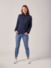 Calida NAVY Quilted Puffa Jacket | Quba & Co